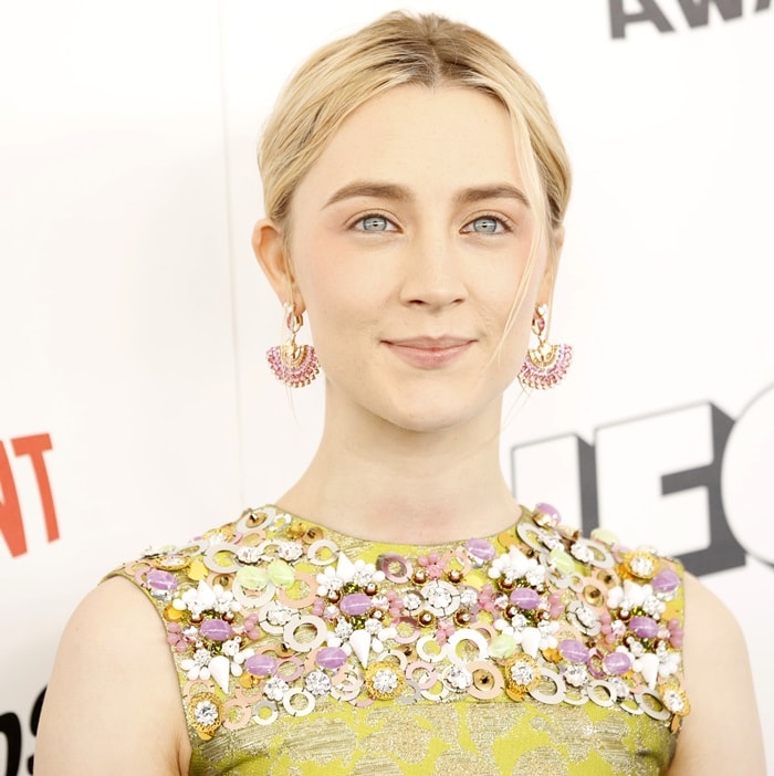 Saoirse Ronan at the 2018 Film Independent Spirit Awards