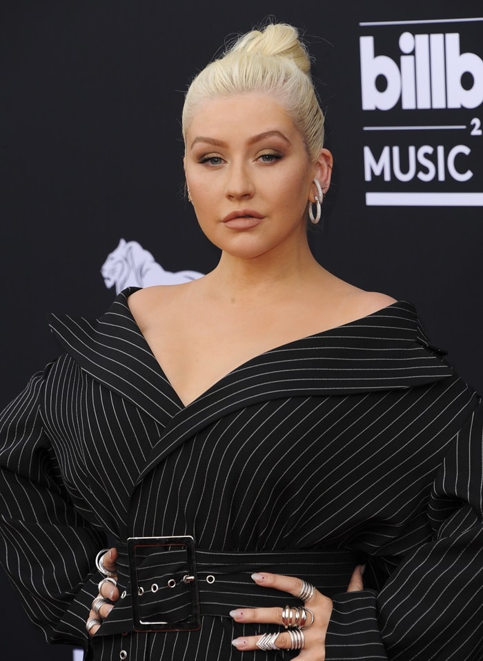 Christina Aguilera at the 2018 Billboard Music Awards held at the MGM Grand Garden Arena in Las Vegas on May 20, 2018
