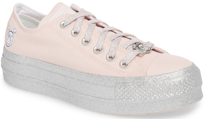 Glitter Platform Sneakers