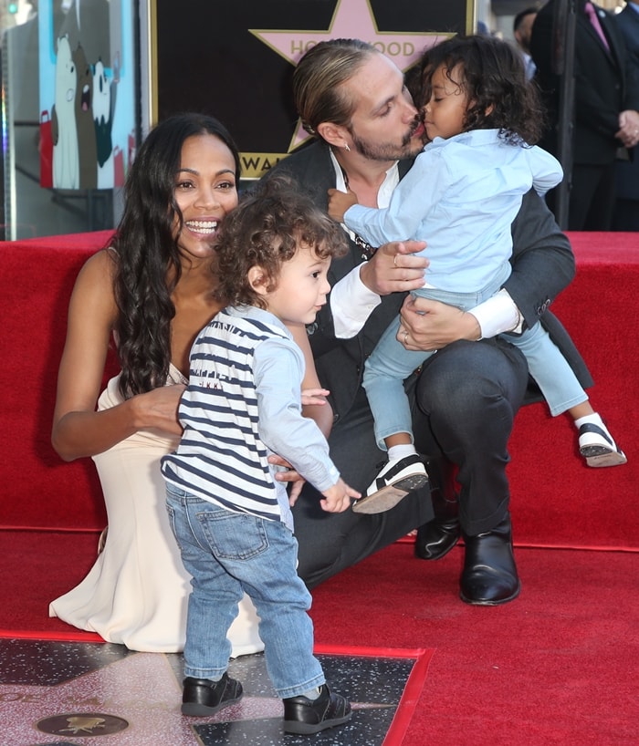 Zoe Saldaña and Marco Perego Saldana are raising their boys in a gender-neutral household