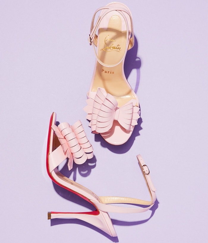 CHRISTIAN LOUBOUTIN Miss Valois 115 patent-leather sandals