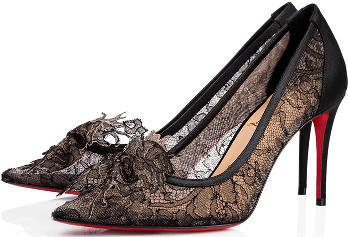 Sport Marie-Antoinette's favorite Chantilly lace for this elegant look in sexy black