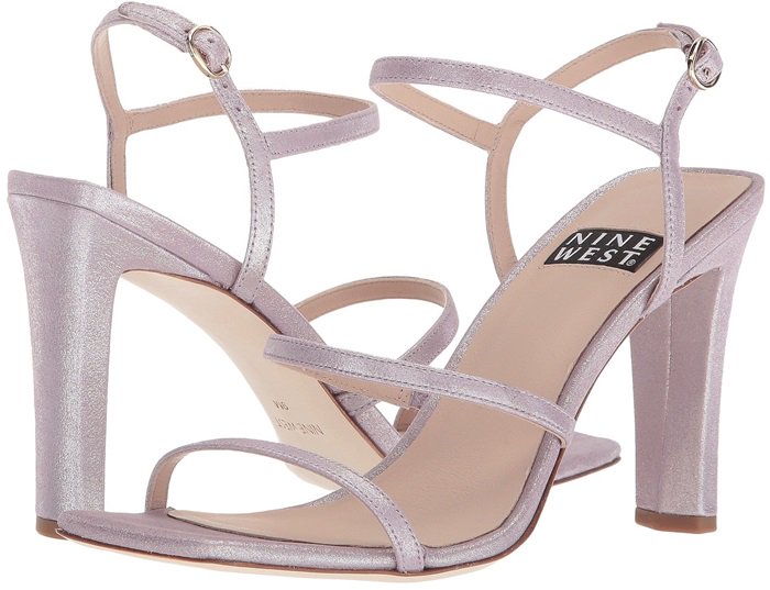Nine West 40th Anniversary Capsule Collection Gabelle Sandals Light Purple