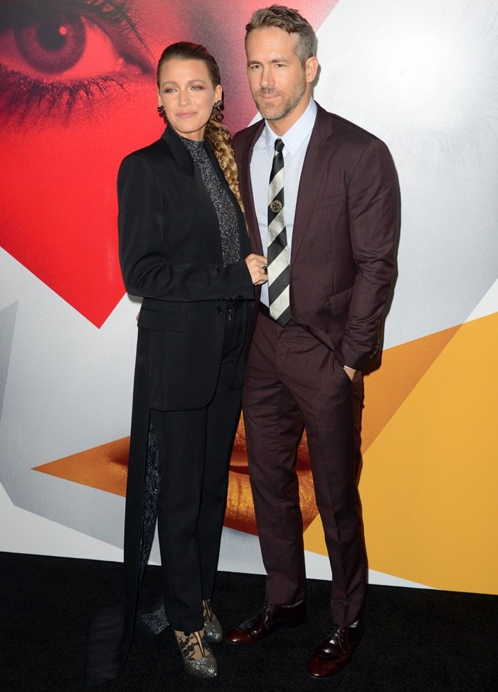 Blake Lively and Ryan Reynolds at the premiere of 'A Simple Favor' at the Museum of Modern Art in New York City on September 10, 2018