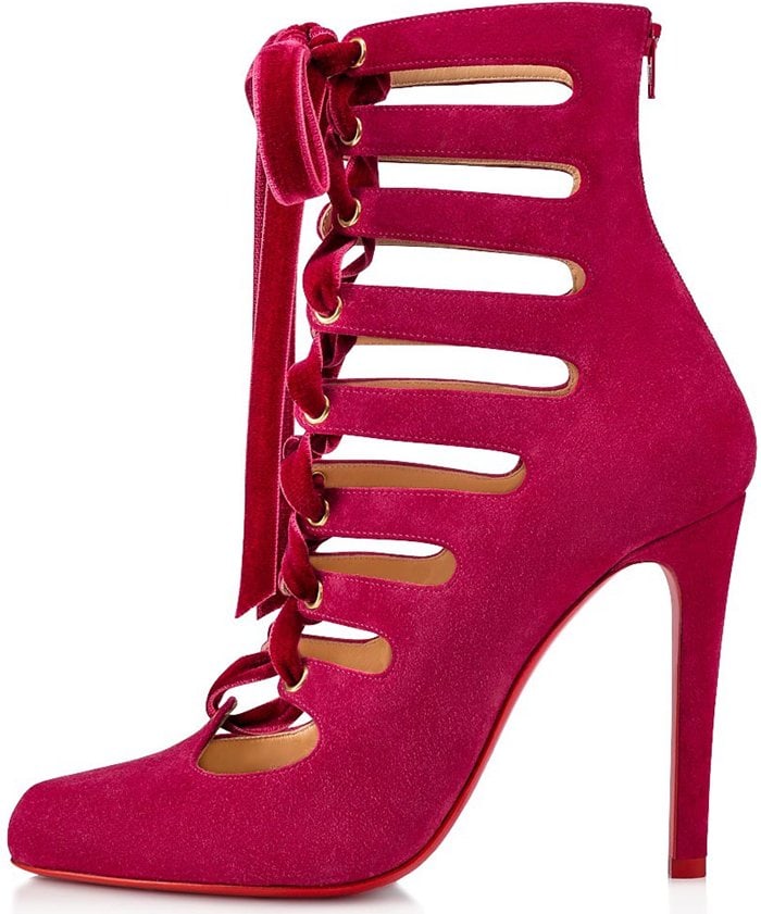 The feminine yet bright pink tone was inspired by Loulou de la Falaise, Yves Saint Laurent's muse