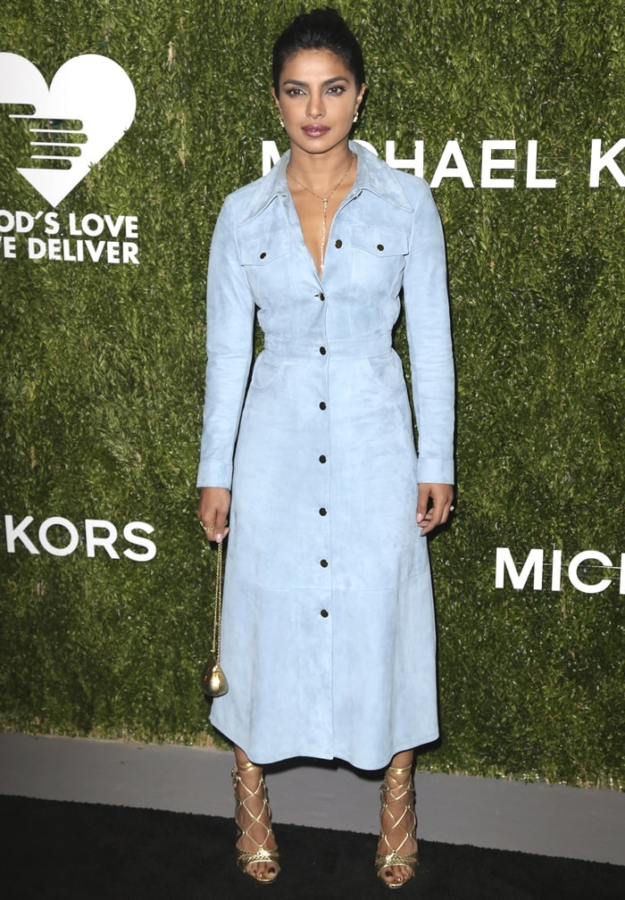 Priyanka Chopra at the God’s Love We Deliver Golden Heart Awards at Spring Studios in New York City on October 16, 2018