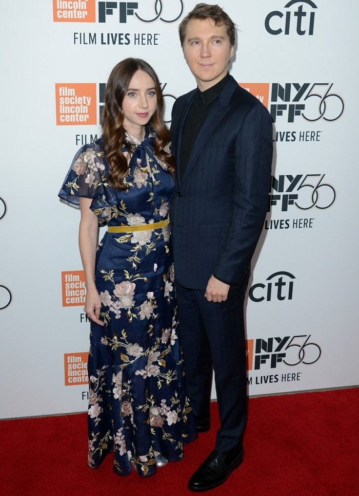 Zoe Kazan and Paul Dano at the Wildlife premiere during the 2018 New York Film Festival at Alice Tully Hall at Lincoln Center in New York City on September 30, 2018