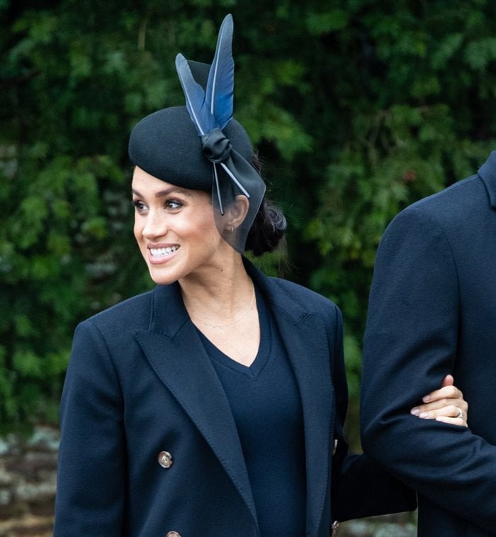 Meghan Markle's Awon Golding Millinery hat