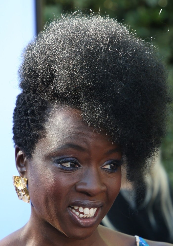 Danai Gurira wears Misho jewelry at the 2019 Palm Springs International Film Festival’s Variety’s Creative Impact Awards held at the Parker Palm Springs in Palm Springs, California, on January 4, 2019