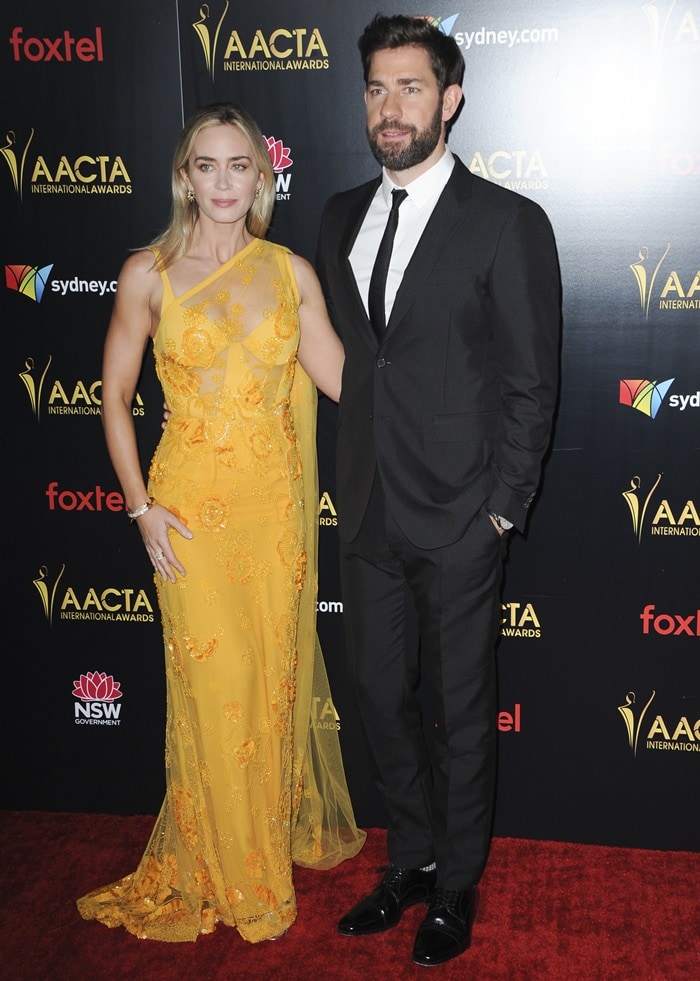 John Krasinski and Emily Blunt were nominated for awards by the Australian Academy of Cinema and Television Arts