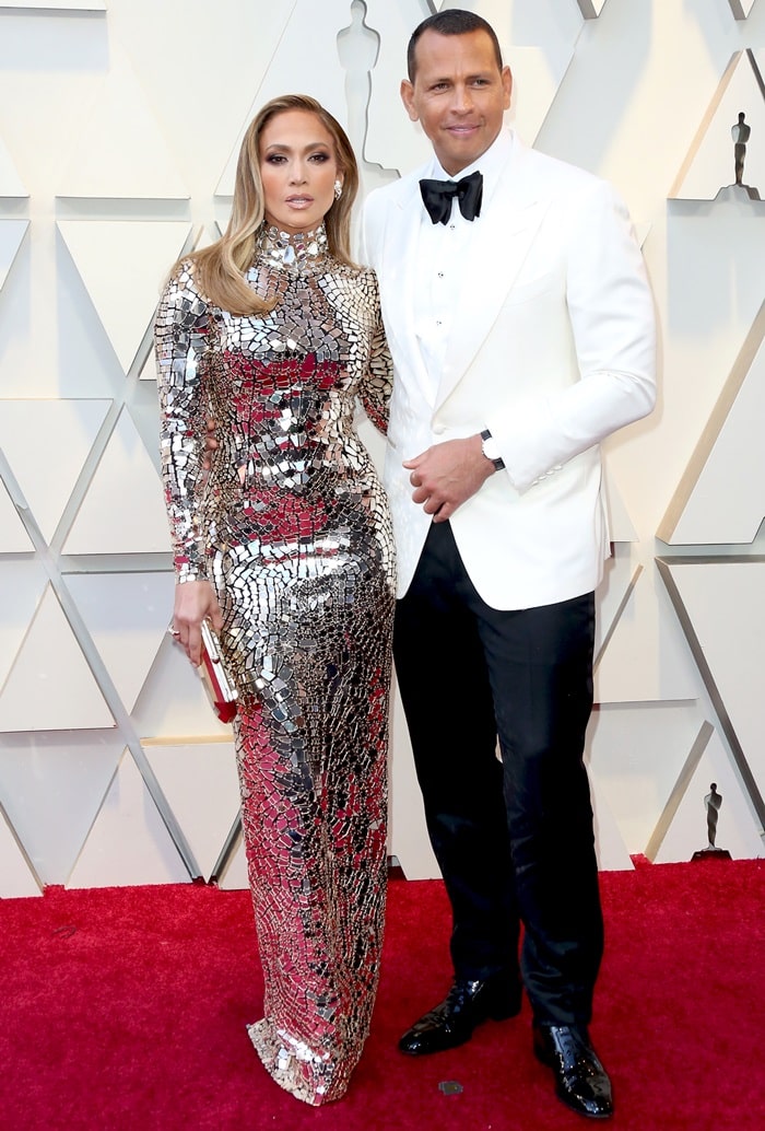 Jennifer Lopez was joined by her boyfriend Alex Rodriguez at the 2019 Academy Awards at the Dolby Theatre in Los Angeles on February 24, 2019