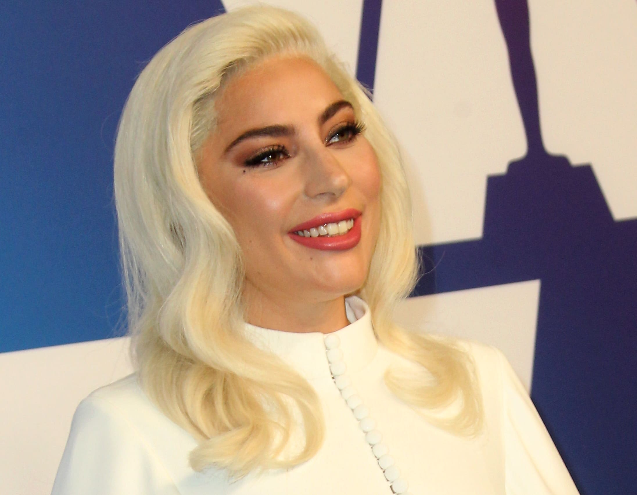 Lady Gaga showcases her polished makeup and sophisticated wavy hairstyle at the 2019 Oscar Nominees Luncheon in Beverly Hills