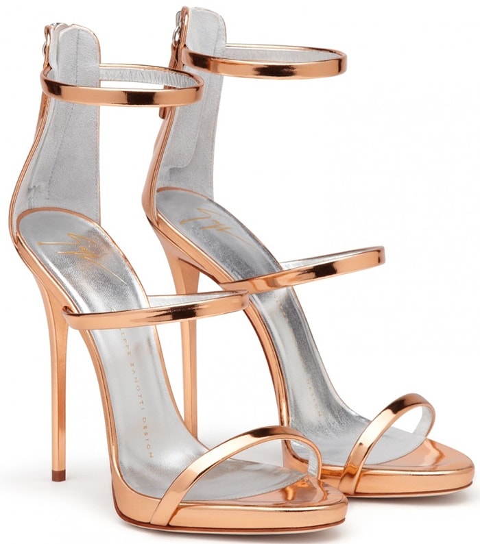 Rose Gold Giuseppe Zanotti Harmony Sandals