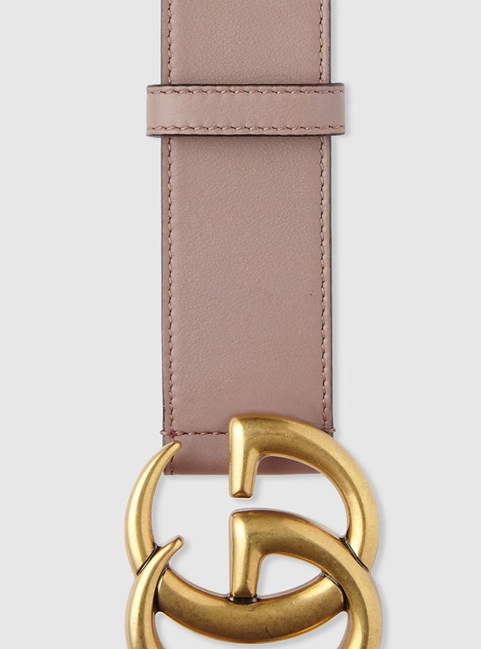 Gucci's commitment to quality: no unnecessary holes in their leather craft