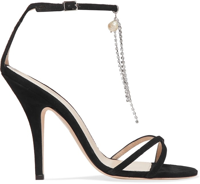 MAGDA BUTRYM Ireland embellished suede sandals
