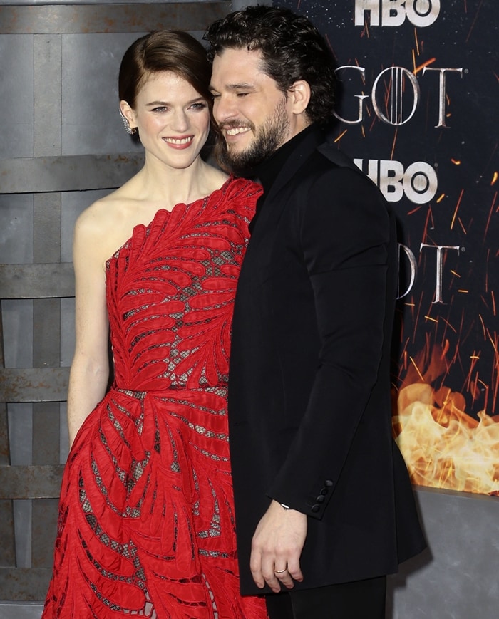 Kit Harington and Rose Leslie looked like the perfect pair