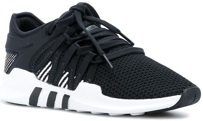 Adidas Originals EQT Support ADV Sneakers combine a breathable knit upper with signature three-stripe webbing and a molded TPU heel cage, set on a lightweight EVA midsole that delivers a streamlined, sock-like fit rooted in the brand’s iconic ’90s EQT heritage
