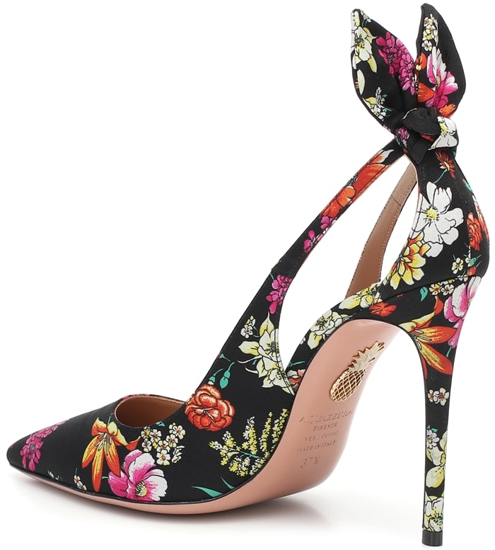 Aquazzura's Deneuve pumps have been updated in a beguiling floral print