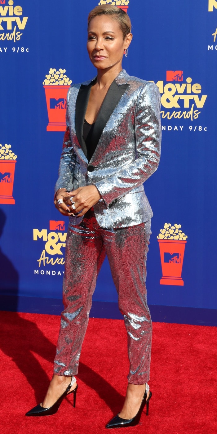 Jada Pinkett Smith was honored with the Trailblazer Award at the 2019 MTV Movie TV Awards