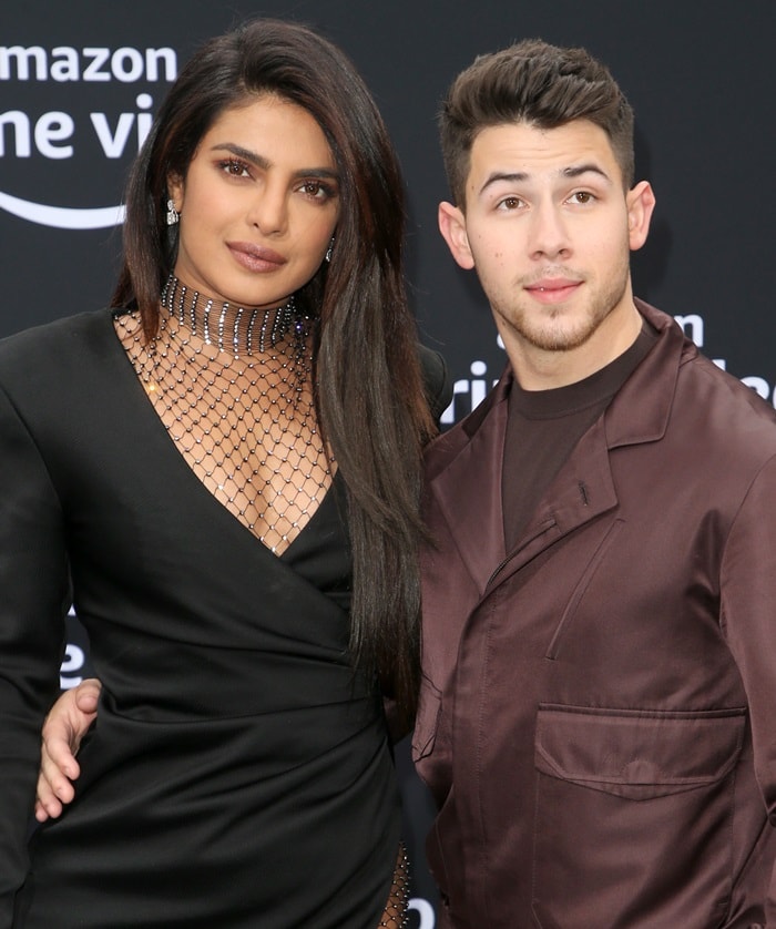 Nick Jonas was born 3,714 days (just over 10 years) after his wife Priyanka Chopra, yet the couple appeared perfectly in sync on the red carpet as she wore a Galia Lahav gown and he opted for a monochromatic chocolate-brown ensemble