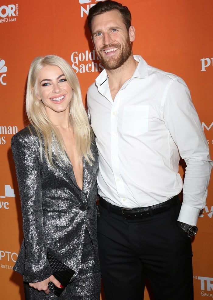 Actress Julianne Hough and husband Brooks Laich attend The Trevor Project's 2017 TrevorLIVE LA