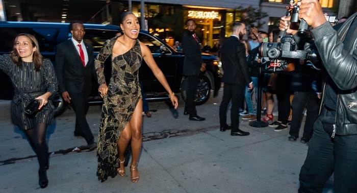 Keke Palmer arrives at the Synchronic after-party hosted by Nordstrom Supper Suite during the 2019 Toronto International Film Festival