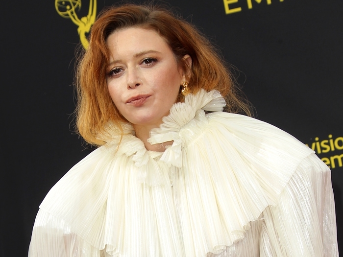 Natasha Lyonne makes a bold statement in a sculptural Rodarte look at the 2019 Creative Arts Emmy Awards, a design that sparked varied reactions in Los Angeles, California, on September 15, 2019