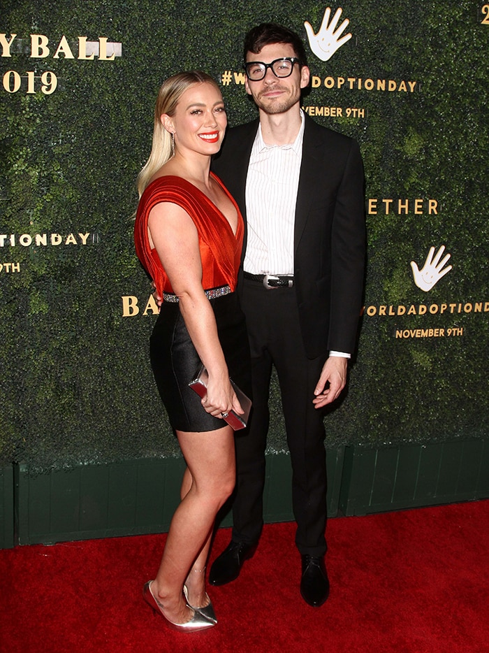 Hilary Duff and Matthew Koma at the 5th Annual Adopt Together Baby Ball held at Goya Studios in Los Angeles on October 12, 2019