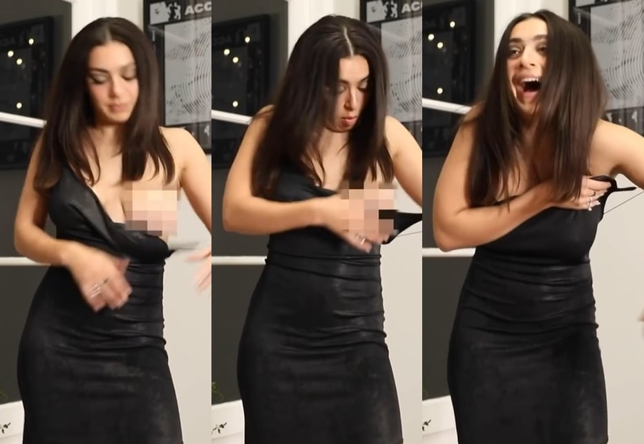 Charli XCX suffers a wardrobe mishap while presenting at the ARIA Awards but handles it with humor and confidence, laughing off the slip with ease
