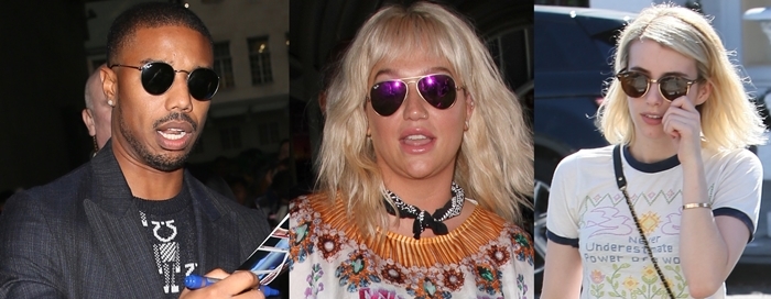 Michael B. Jordan, Kesha, and Emma Roberts each put their own spin on Ray-Ban sunglasses, showcasing the brand’s versatility across red-carpet appearances and casual street style