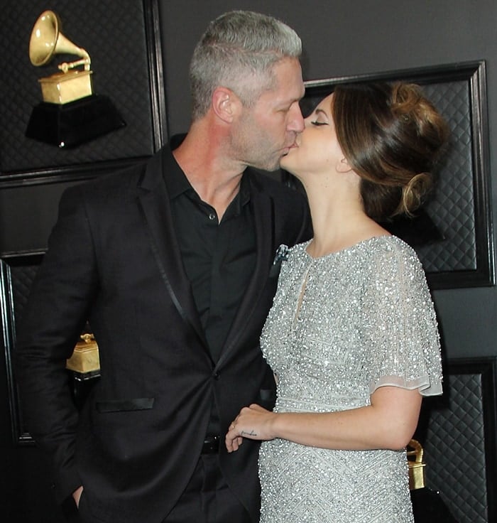 Lana Del Rey and Sean Sticks Larkin at the 2020 Grammy Awards