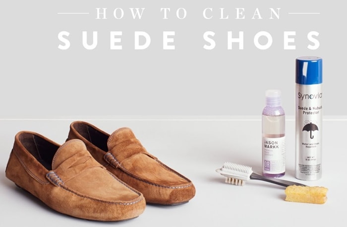 Nordstrom's expert demonstration on cleaning and restoring suede shoes