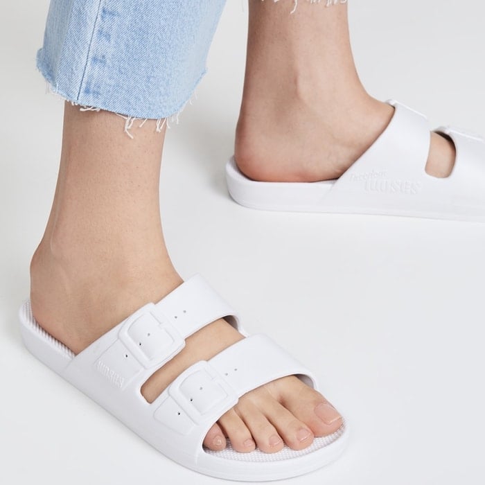 Classic White Summer Slip-Ons