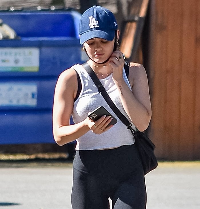 Lucy Hale carries Lululemon's versatile Festival All Night bag