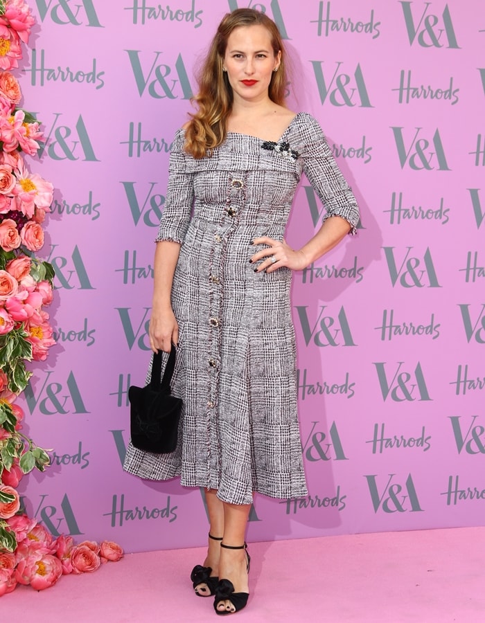 Footwear designer Charlotte Olympia Dellal attends the VA Summer Party