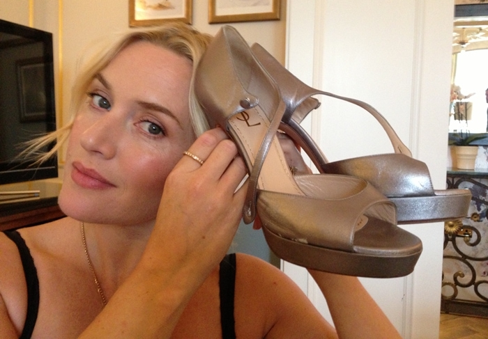 In November 2013, Kate Winslet donated shoes for an auction to raise money for the Small Steps Project