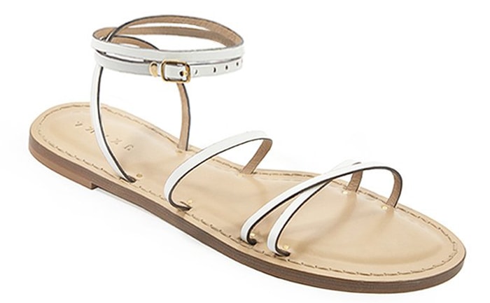AMANU Studio's Style 12 "The Constantia" sandals are crafted from chrome-free, vegetable-dyed Italian Vachetta leather and exemplify the refined barefoot-inspired sandal trend of the early 2020s