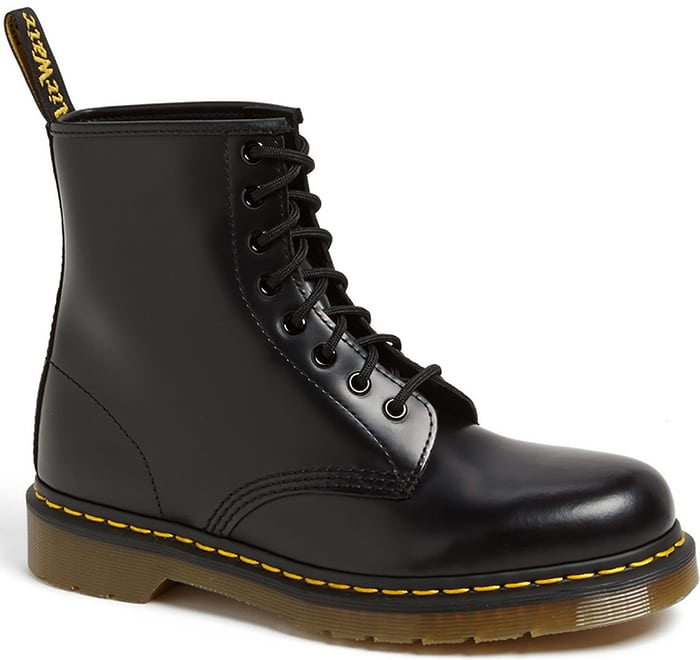 Dr. Martens' classic 1460 8-Eye boot remains a wardrobe staple thanks to its durable construction and instantly recognizable design