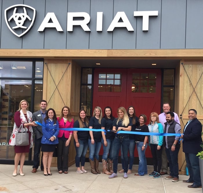 Ariat celebrated the grand opening of its Lexington, Kentucky store at The Summit at Fritz Farm in April 2017, marking another step in the brand's expansion from equestrian specialist to global western and lifestyle retailer