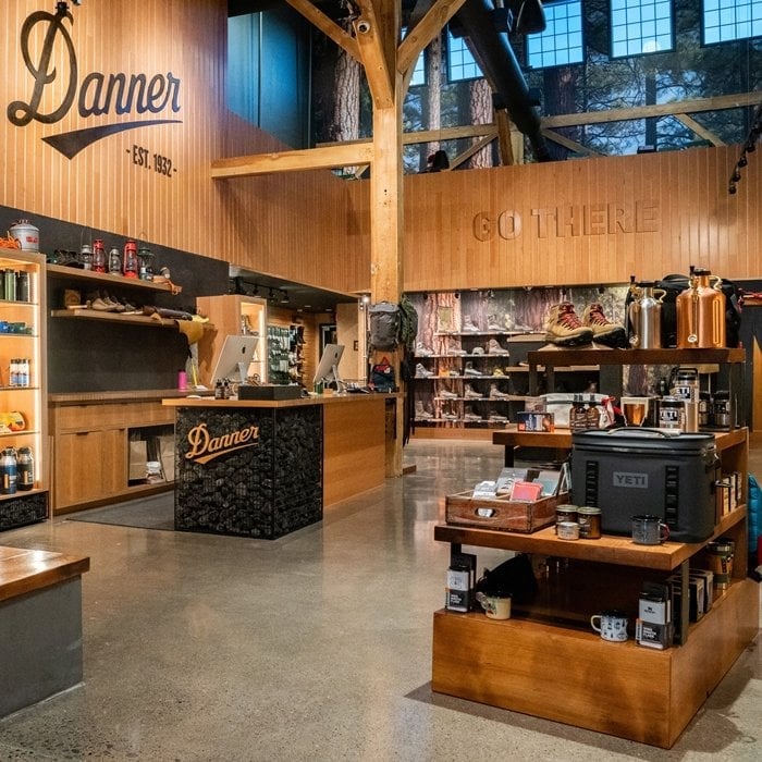 Danner’s flagship retail stores blend craftsmanship and customer care—offering expert fitting advice and hands-on access to their full range of rugged footwear and gear