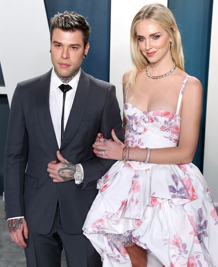 Six months after giving birth to Leone Lucia Ferragni, Chiara Ferragni wed Federico Lucia, known as Fedez, in Noto, Sicily on September 1, 2018