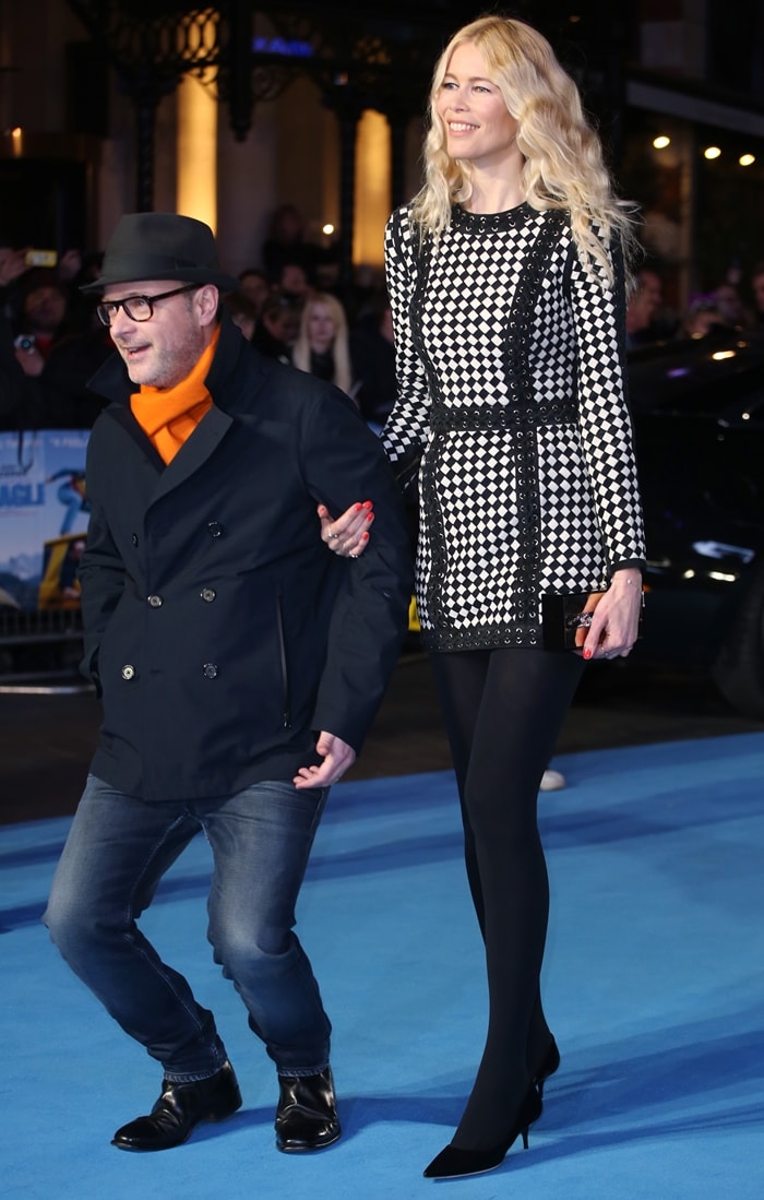 German supermodel Claudia Schiffer is married to much shorter film director Matthew Vaughn