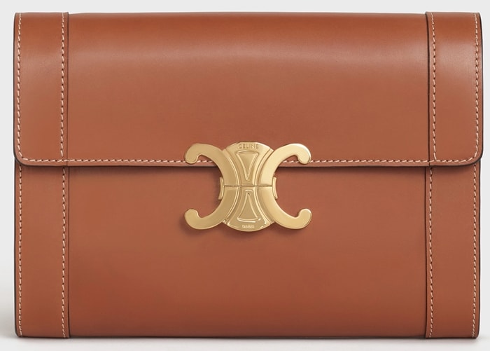 Strap Bag Triomphe in natural calfskin