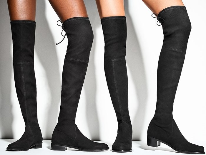 Stuart Weitzman is famous for its iconic stretch boot collection