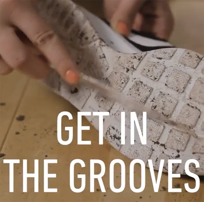 Remove any loose dirt