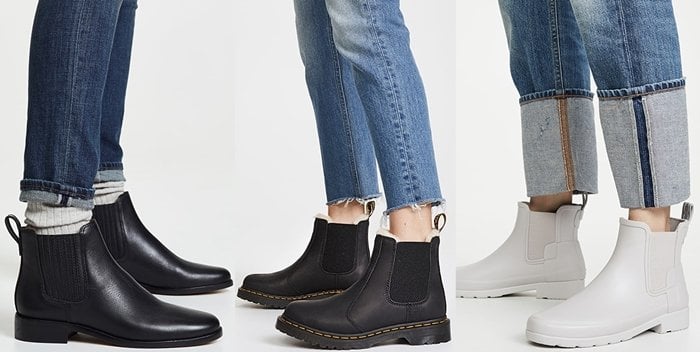 Chelsea boots pair perfectly with jeans, offering a sleek and versatile option for effortless everyday style