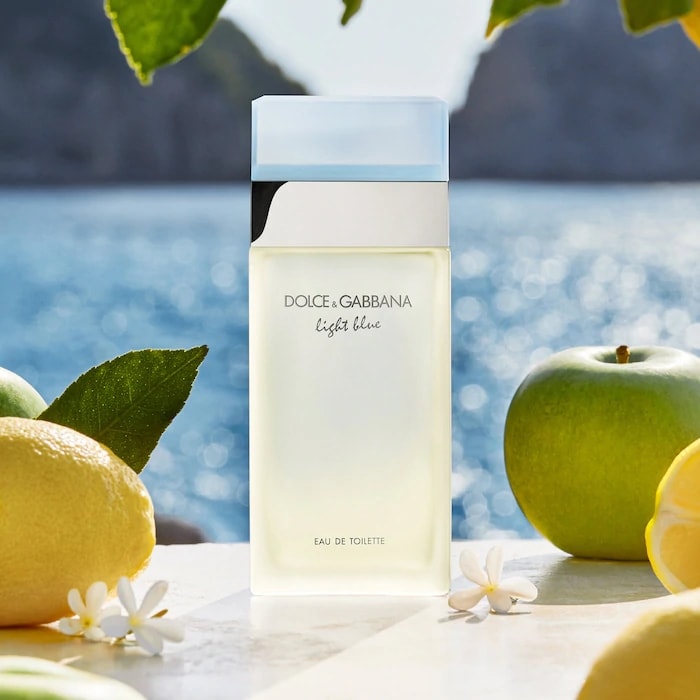 Dolce Gabbana's Light Blue fragrance line was launched in 2001 and has won numerous fragrance-industry awards