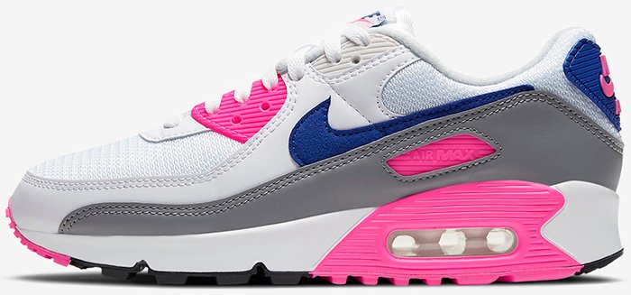 The colorful Nike Air Max 3 sneakers, with their iconic Waffle outsole and vibrant accents, are a perfect match for more relaxed, baggy joggers