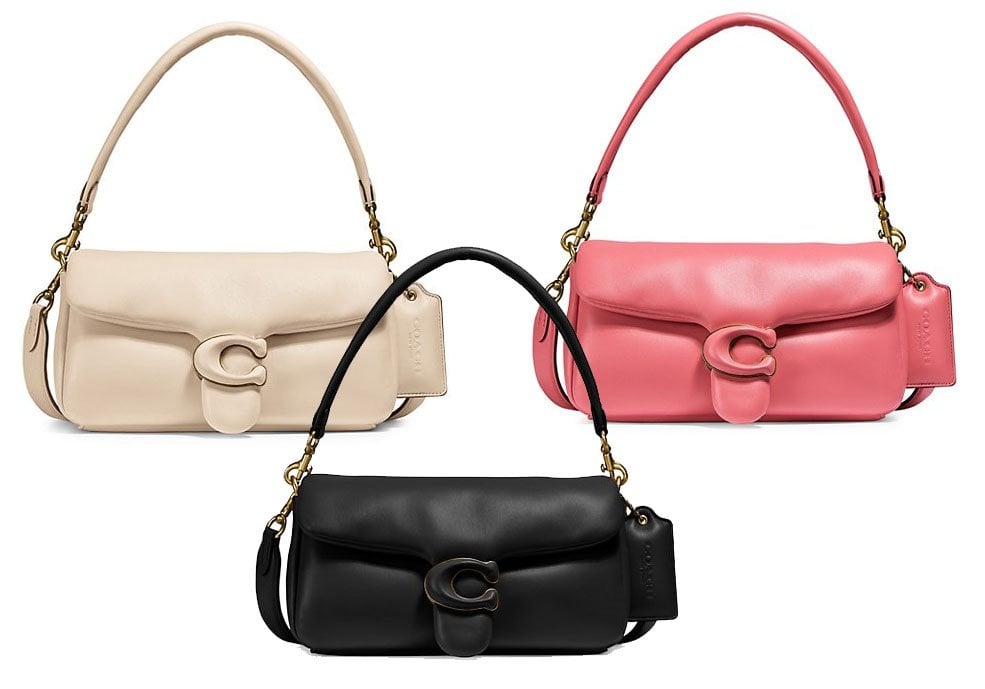 A modern take on the archival 1970s Coach bag featuring a plush padded leather finish