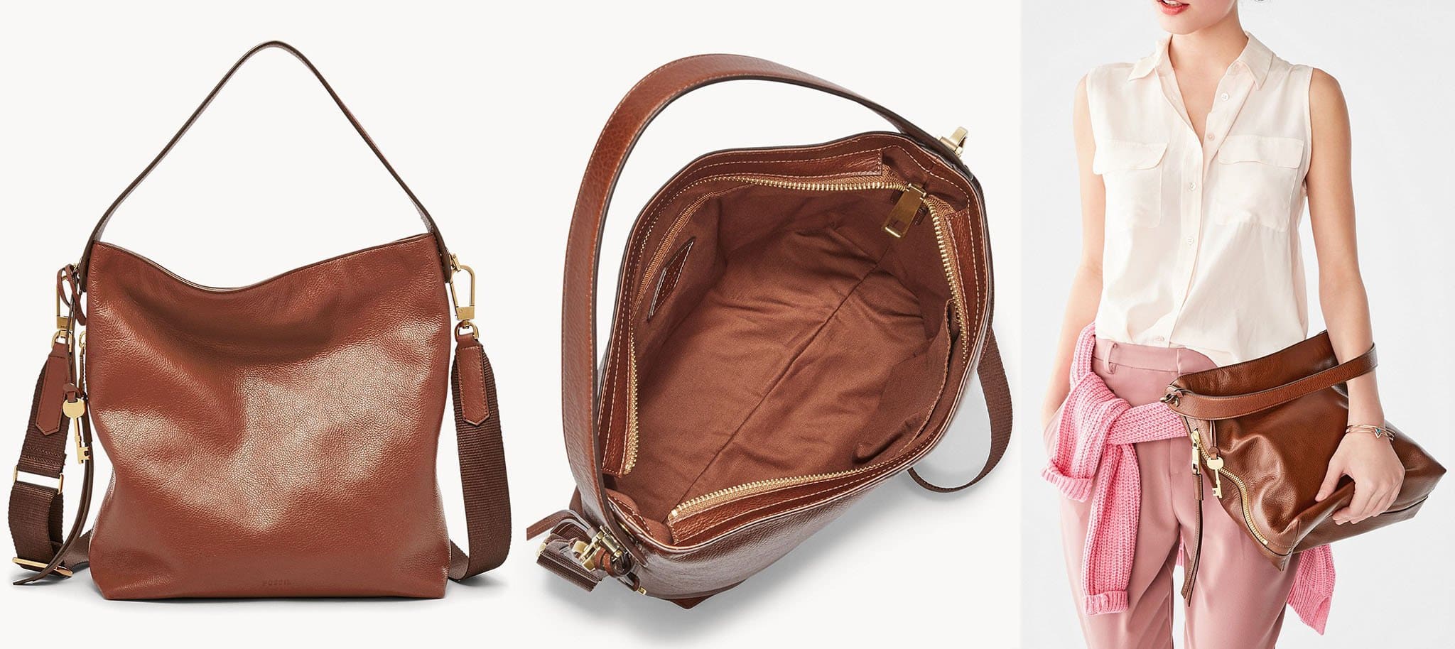 Fossil's bestseller is sturdy and spacious enough for your laptop or iPad